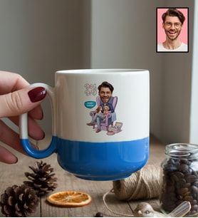 Kişiye Özel Karikatürlü Dog Dad Köpek Babası Kupa Bardak Pro Babalar Günü Hediyesi