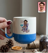 Kişiye Özel Karikatürlü Dog Dad Köpek Babası Kupa Bardak Pro Babalar Günü Hediyesi
