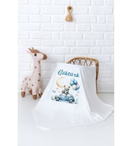 Pia Baby Premium %100 Pamuk Çift Kat Penye Bebek Battaniyesi 80x80 cm 5056-11 (Krem)
