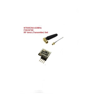 433.92MHz FSK/GFSK RF Verici Seti (NTX05CN4-SET)
