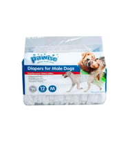 Pawise Kullan at Erkek Köpek Çiş Bezi Siyah M 12 Ad