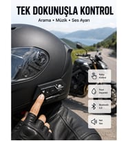 Motosiklet Sürüşleri İçin BT22 Kask Bluetooth Kulaklık Mikrofonlu Yeni Nesil