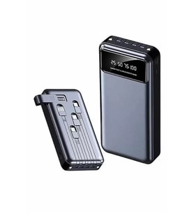 Hızlı Şarj Özellikli 20.000 Mah Dijital Göstergeli Usb Girişli Android Ve İos Uyumlu Powerbank