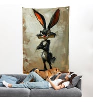 Bugs Bunny Tavşan Duvar Örtüsü-7710