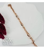 Zirkon Taşlı Pirinç Bileklikler 16+4 Cm - Kbl0041