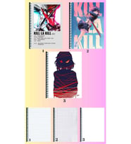 kill la kill 3 adet defter A4 büyük boy 72 sayfa çizgili_kareli_çizgisiz defter seti