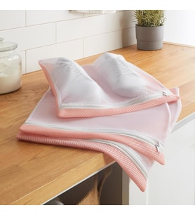 Ocean Home Textile 3'lü Pembe Renk Ayakkabı Yıkama Filesi Set