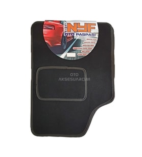 Oto Halı Paspas Universal 5 Parça Siyah HLPS01