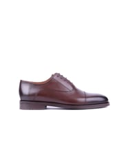 Shoetyle - Kahverengi Deri Bağcıklı Erkek Klasik Ayakkabı 250-2030