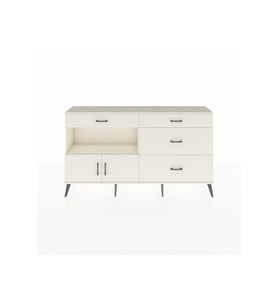Arges Konsol Tek Raflı 4 Çekmeceli 2 Kapaklı 176x30x99 Aytaşı-Aytaşı