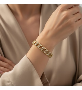 STİL İNCİSİ/XUPING JEWELRY GREK ZİRKON DESENLİ BİLEKLİK