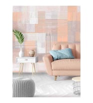 Dreamwall Çizgili Arkaplan Desenli Silinebilir Tekstil Duvar Kağıdı (Karışık)
