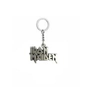 Iron Maiden Logolu Metal Anahtarlık – Gümüş Renk  Unisex Rock & Metal Aksesuarı