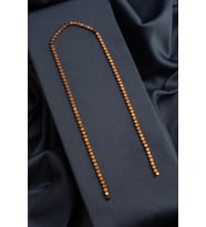 Hematit Doğal Taş Parlak Kahverengi Daire Kesim 4x4mm Dizi