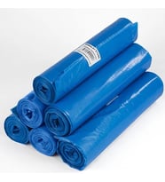 Endüstriyel Çöp Poşeti Jumbo Boy Mavi 300G 10 Adet