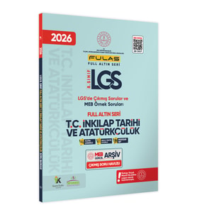 2026 8.Sınıf Full LGS Altın Seri (FULAS) İNKILAP TARİHİ MEB Çıkmış Soru Bankası Modüler Seti Çözümlü