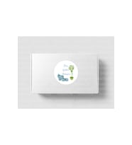 Hoş Geldin Bebeğim Etiketi Mavi Erkek Çocuk Yuvarlak Mat Çıkartma Cute Round Sticker 4 Cm (45 Adet)