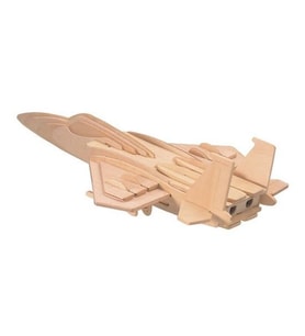 Hayal Sepeti F-15 JET Ahşap Maket  Boyanabilir Maket