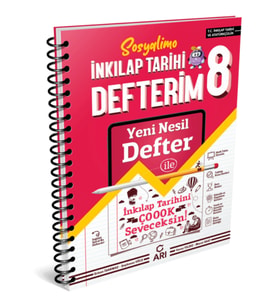 Arı Yayınları 8. Sınıf İnkılap Tarihi Sosyalimo Defterim 