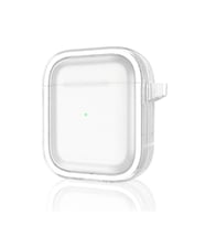Airpods 4 (4.nesil) Shiny Şeffaf Kılıf - Beyaz