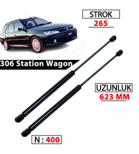 PEUGEOT 306 BAGAJ AMORTİSÖRÜ SW