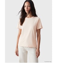 LCW Modest Pembe %100 Pamuklu Kadın Tişört