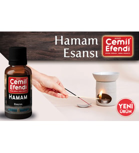 Cemilefendi Uçucu Yağ Hamam Esans Tütsü, Buhurdanlık 10 ML