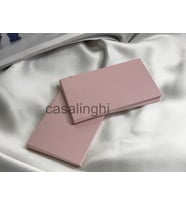 Pembe Mesaj Kartı 20'li Set Çift Taraflı Yazılabilir Not Kartı 8x5 cm Tebrik Hediye Davet