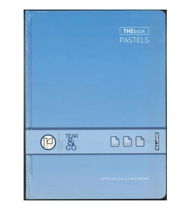 GIPTA THEBOOK PASTELS İPLİK DİKİŞLİ SERT KAPAK DEFTER 20X28 240YP. KARELİ
