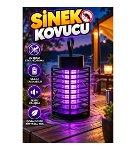 UV Işıklı Sivrisinek Kovucu Lamba Şarjlı Taşınabilir Sessiz Çalışma