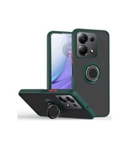 Newface Xiaomi Redmi Note 13 Pro 4G Montreal Yüzüklü Silikon Kapak - Yeşil