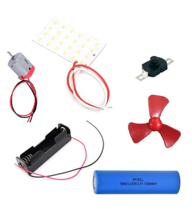 Led Panel Motor Pervane Elektrik Deney Seti - Öğrenci Elektrik Devresi
