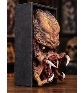 Book Nook Predator Kitap Tutucu Kitaplık Aksesuarı Avcı Film Figürü