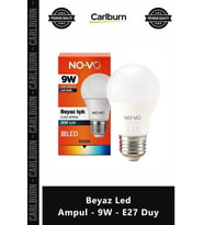 Özel Üretim 6500K Soğuk Beyaz Işık Tasarruflu Dayanıklı Parlak Beyaz Led Ampul 9W E27 Duy
