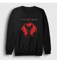 Presmono Unisex Siyah Grim Reaper Müzik Sleep Token Sweatshirt 509251tt
