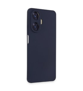 Realme C55 Kılıf Nano İçi Kadife Silikon - Mor