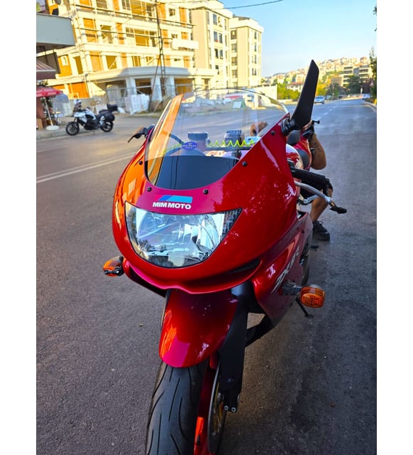 画片98 MOTOCAM Kawasaki ZX-9R Ön Cam 1994-2003 Model 41cm Şeffaf Renkli 4mm