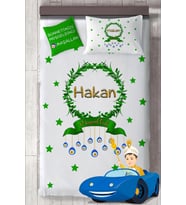MEKTA HOME İsim Yazdırılabilir Sünnet Yatak Örtüsü Takımı MKT-4048
