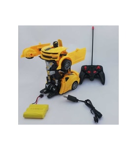Uzaktan Kumandalı Robota Dönüşen Transformers tarzı Bumblebee Araba