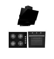 ALVEUS CHIEF 614 SİYAH 3'LÜ ANKASTRE SET(MOD3000-GLS640-MFA614)