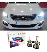 Peugeot 301 Led Xenon Kısa Far Ampulü H7 Mono Yeni Seri Beyaz 2017+