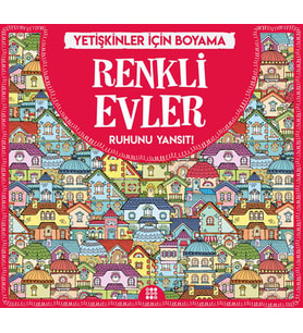 Renkli Evler - Yetişkinler İçin Boyama