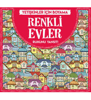 Renkli Evler - Yetişkinler İçin Boyama
