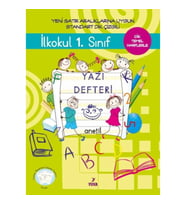 1. Sınıf Yazı Defteri Standart Dik Çizgili - Büyük Boy