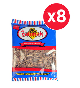 ADA ÇAKMAK KURUYEMİŞ Ayçekirdeği 250 Gr Tuzlu Siyah X 8 Adet