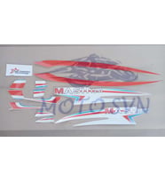 MONDIAL MASH 125 ETİKET SETİ KIRMIZI
