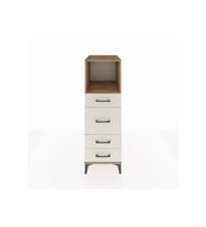 Kronos Dolap Tek Raflı 4 Çekmeceli 44x59x134 Çam-Aytaşı