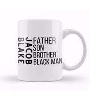Justice For Jacob Blake Black Lives Matter 2021 Kupa Bardak Porselen
