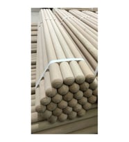 Ahşap Çam Süpürge Sapı, 150cm, Dayanıklı ve Sağlam, 1 adet