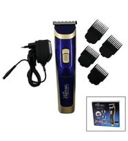 SAÇ SAKAL KESME TRAŞ MAKİNESİ FİŞ ŞARJLI - LED GÖSTERGE - RENKLİ KROM KAPLAMA GÖVDE  RD-6005 GO-53-vice 00520